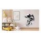 Sticker decorativ, Astronaut, Alb, 82 cm, 1266STK-3