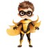 Sticker decorativ Baiat Supererou, Galben, 81 cm, 1309STK-8