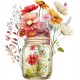 Sticker decorativ, Borcan cu Flori, Multicolor, 68 cm, 1265STK-7 Sticker decorativ, Borcan cu Flori, Multicolor, 68 cm, 1265STK-7