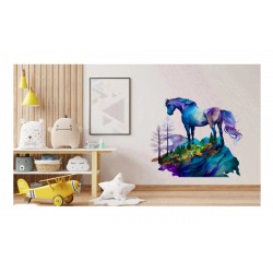 Sticker decorativ, Cal, Multicolor, 62 cm, 1259STK