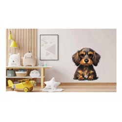 Sticker decorativ, Catel, Maro, 80 cm, 1212STK