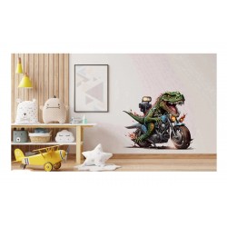 Sticker decorativ, Dinozaur, Verde, 61 cm, 1205STK-1 Sticker decorativ, Dinozaur, Verde, 61 cm, 1205STK-1