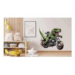 Sticker decorativ, Dinozaur, Verde, 63 cm, 1205STK-4 Sticker decorativ, Dinozaur, Verde, 63 cm, 1205STK-4