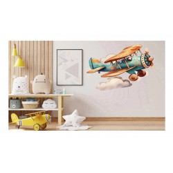Sticker decorativ, Elicopter, Maro, 80 cm, 1286STK-2