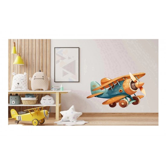 Sticker decorativ, Elicopter, Maro, 86 cm, 1286STK-3