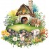 Sticker decorativ, Ferma, Verde, 61 cm, 1324STK-1