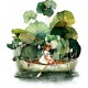 Sticker decorativ, Fetita, Verde, 69 cm, 1283STK-4