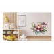 Sticker decorativ, Floare, Dragon, Roz, 60 cm, 1207STK-4