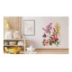 Sticker decorativ, Flori, Multicolor, 80 cm, 1216STK-5