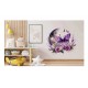 Sticker decorativ, Fluture, Mov, 62 cm, 1272STK-2
