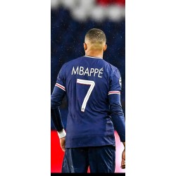 Sticker decorativ, Fotbalist, Albastru, 90 cm, 1364STK-4