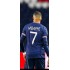 Sticker decorativ, Fotbalist, Albastru, 90 cm, 1364STK-4