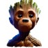 Sticker decorativ, Groot, Maro, 80 cm, 1222STK