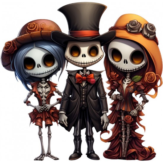 Sticker decorativ, Halloween, Multicolor, 61 cm, 1337STK-7