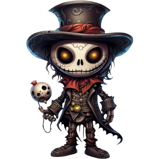 Sticker decorativ, Halloween, Negru, 88 cm, 1337STK-2