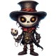 Sticker decorativ, Halloween, Negru, 88 cm, 1337STK-2