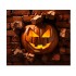 Sticker decorativ, Halloween, Portocaliu, 68 cm, 1340STK-1
