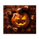 Sticker decorativ, Halloween, Portocaliu, 68 cm, 1340STK-1