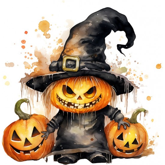 Sticker decorativ, Halloween, Waterproof, Negru, 60 cm, 1306STK-15
