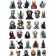 Sticker decorativ Horror, Waterproof 90x60 cm, 1305STK-4