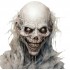 Sticker decorativ, Horror, Waterproof, Alb, 60 cm, 1306STK-5