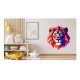 Sticker decorativ, Leu, Multicolor, 68 cm, 1215STK
