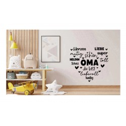 Sticker decorativ, Mama, Negru, 68 cm, 1238STK-3 Sticker decorativ, Mama, Negru, 68 cm, 1238STK-3
