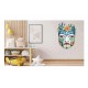Sticker decorativ, Masca, Multicolor, 78 cm, 1288STK-8