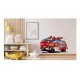 Sticker decorativ, Masina de Pompieri, Rosu, 68 cm, 1214STK-3