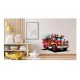 Sticker decorativ, Masina de Pompieri, Rosu, 70 cm, 1214STK