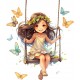 Sticker decorativ, Mica Printesa, Multicolor, 69 cm, 1268STK-2