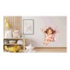 Sticker decorativ, Mica Printesa, Roz, 69 cm, 1268STK-6