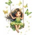 Sticker decorativ, Mica Printesa, Verde, 70 cm, 1268STK-7