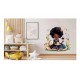 Sticker decorativ, Mica Printesa, Albastru, 65 cm, 1282STK-5