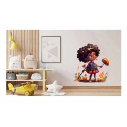 Sticker decorativ, Mica Printesa, Maro, 68 cm, 1282STK