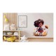 Sticker decorativ, Mica Printesa, Maro, 68 cm, 1282STK