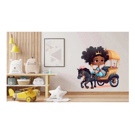 Sticker decorativ, Mica Printesa, Multicolor, 61 cm, 1280STK-6