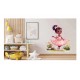 Sticker decorativ, Mica Printesa, Roz, 65 cm, 1280STK-5