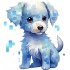 Sticker decorativ, Minecraft, Albastru, 1376STK-9