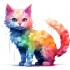 Sticker decorativ, Minecraft, Roz, 1376STK-3