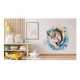 Sticker decorativ, Peste, Albastru, 61 cm, 1273STK-3