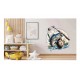 Sticker decorativ, Peste, Albastru, 66 cm, 1273STK-5