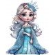 Sticker decorativ, Printesa Elsa, Albastru, 75 cm, 1269STK