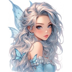 Sticker decorativ, Printesa, 76 cm, 1373STK-6