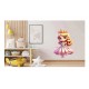 Sticker decorativ, Printesa, Roz, 89 cm, 1264STK-4
