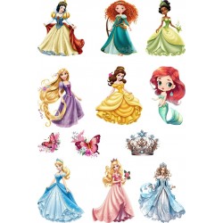 Sticker decorativ, Printese, Albastru, 90 cm, 1300STK
