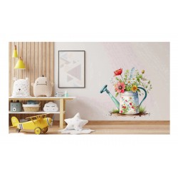 Sticker decorativ, Stropitoare cu Flori, Multicolor, 62 cm, 1261STK-10