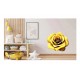 Sticker decorativ, Trandafir, Galben, 64 cm, 1246STK