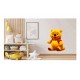 Sticker decorativ, Ursuletul Winnie the Pooh, Galben, 80 cm, 1245STK