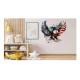 Sticker decorativ, Vultur American, Multicolor, 61 cm, 1270STK-1